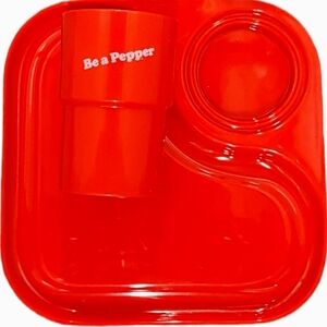 Vintage Dr Pepper Picnic Plat Cup Pair Advertising Promotion 1970s Soda Pop